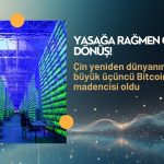 Yasağa rağmen Çin’de BTC madenciliği güçlü şekilde geri dönüyor