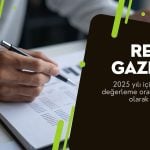 Yeniden değerleme oranı yüzde 25,49 olarak belirlendi