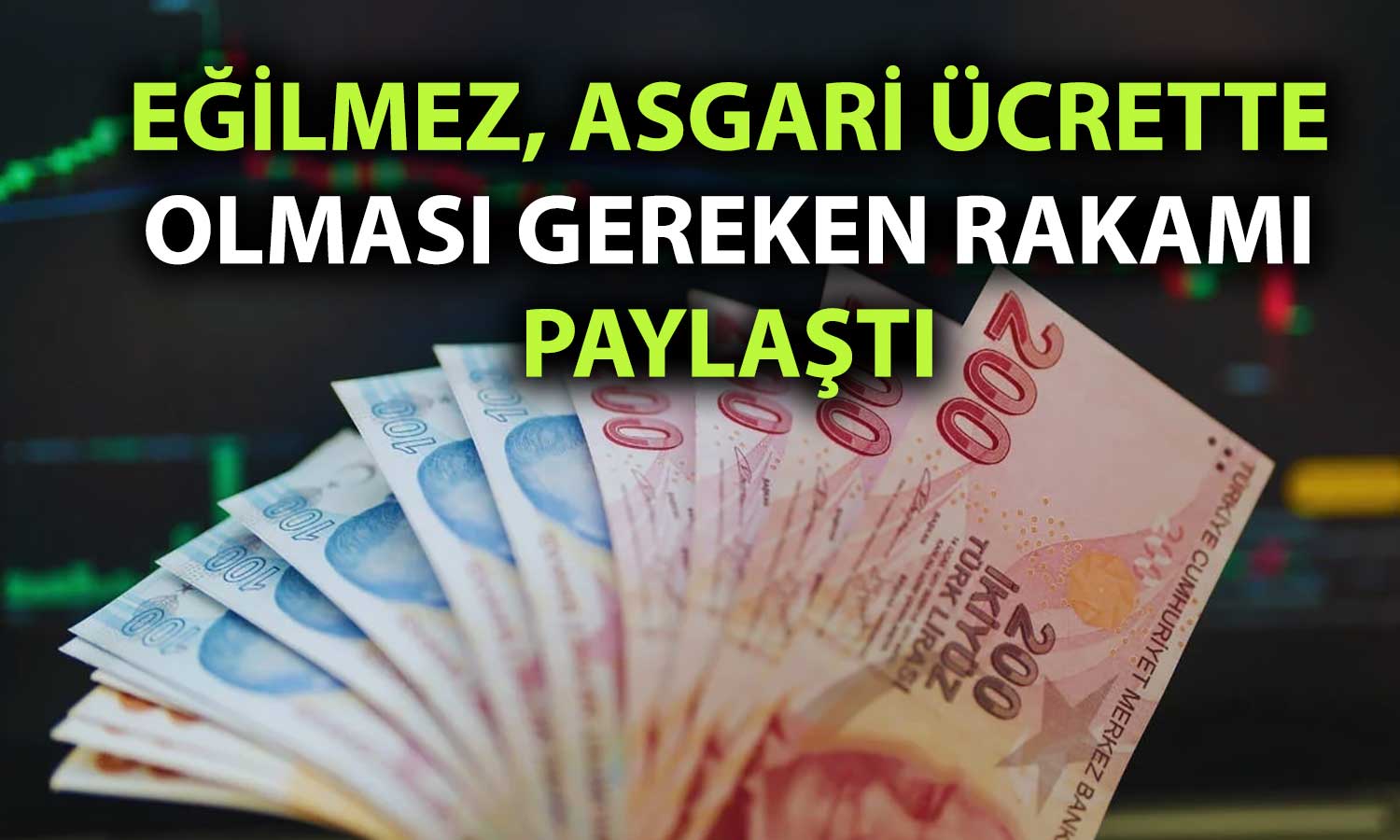 2026 asgari ücreti ne olmalı? Mahfi Eğilmez rakam verdi