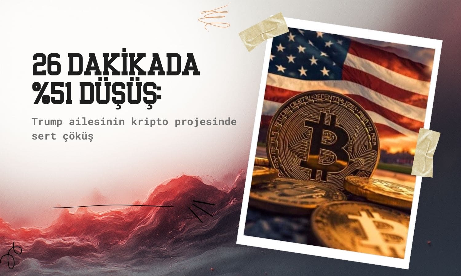 26 dakikada yüzde 51 düşüş: Trump ailesinin kripto projesinde çöküş