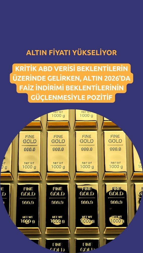 Altın, ABD'nin kritik istihdam verisiyle yükselişe geçti