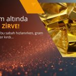 Altın güçlendi: Gram fiyatı tüm zamanların zirvesini yeniledi