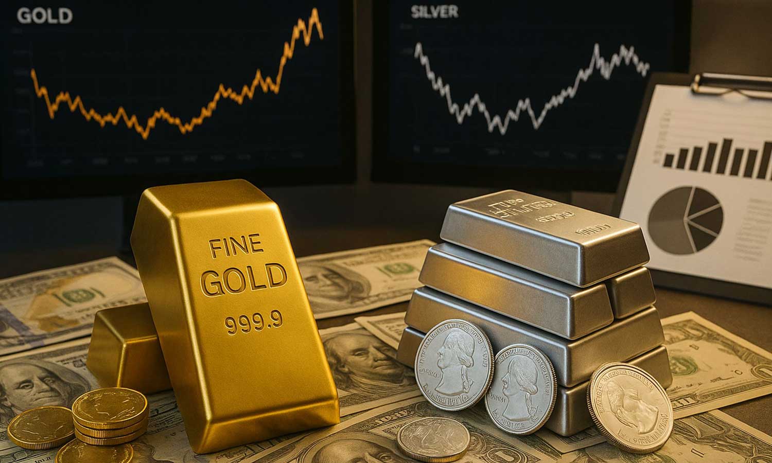 Altın ve gümüş sert düşüş sonrası toparlanma eğiliminde