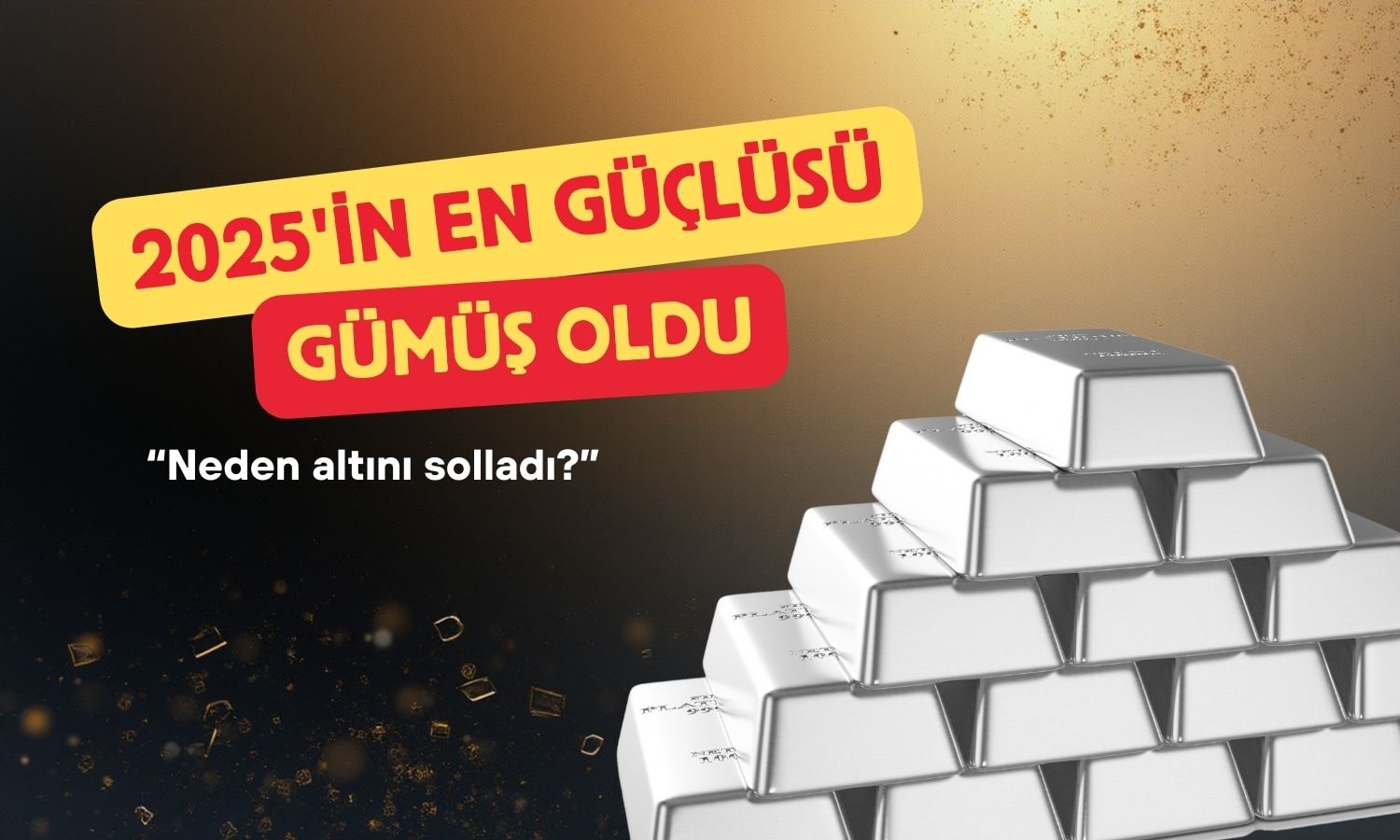 Arz sıkışıklığı ve sanayi talebi gümüşü 2025’te güçlendirdi