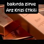 Bakır fiyatları arz endişeleriyle rekor kırdı