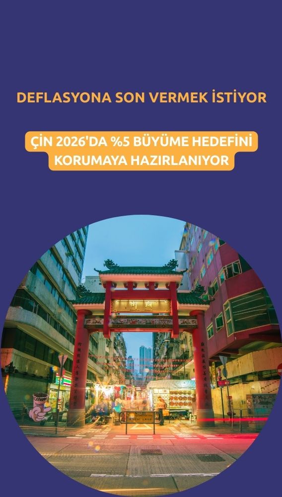 Çin 2026'da yüzde 5 büyüme hedefini korumaya hazırlanıyor