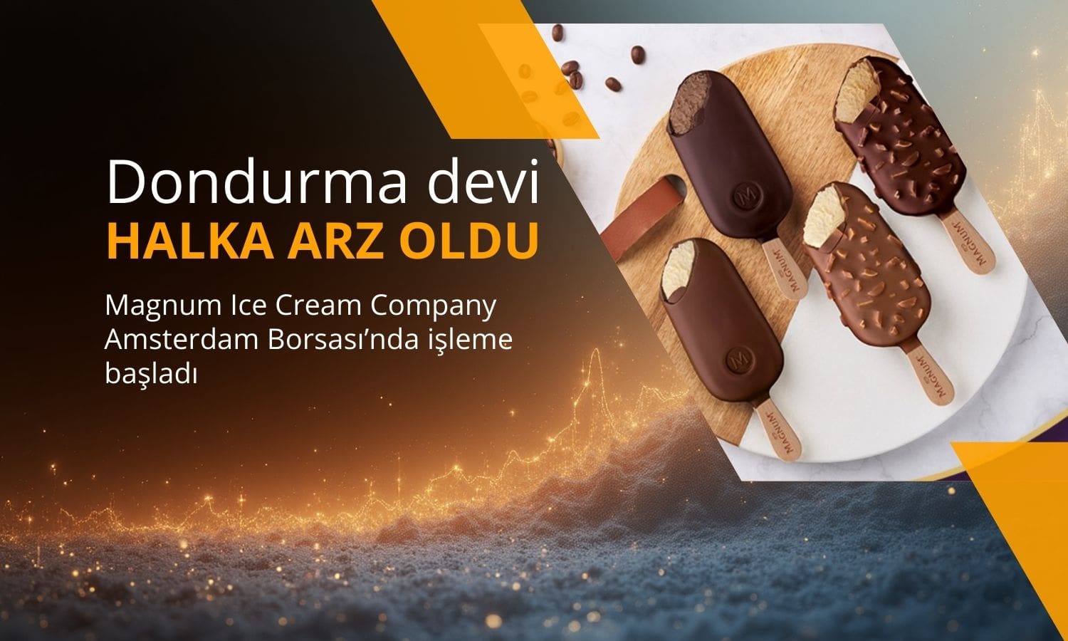 Dondurma devi Magnum, Amsterdam Borsası’nda işleme başladı