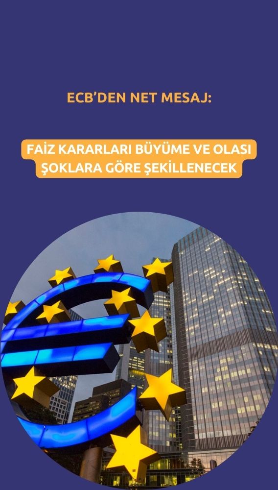 ECB'den net mesaj: Faiz adımları ekonominin gidişatına bağlı