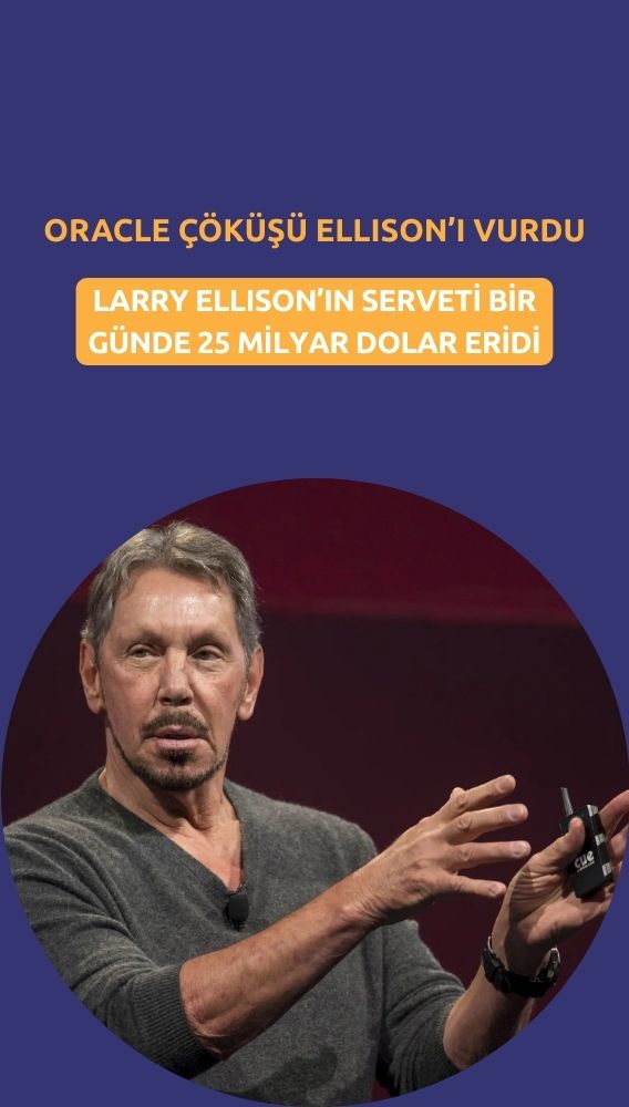 Oracle çakıldı: Larry Ellison bir günde 25 milyar dolar kaybetti