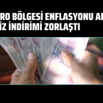 Enflasyon verileri, ECB’nin Aralık ayı kararını kolaylaştırdı