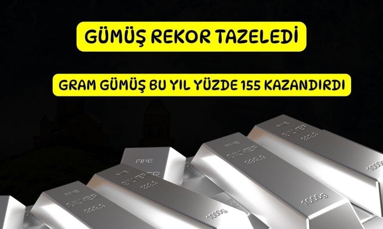 Gümüş rekor seviyede: Gram getirisi yüzde 155’e ulaştı