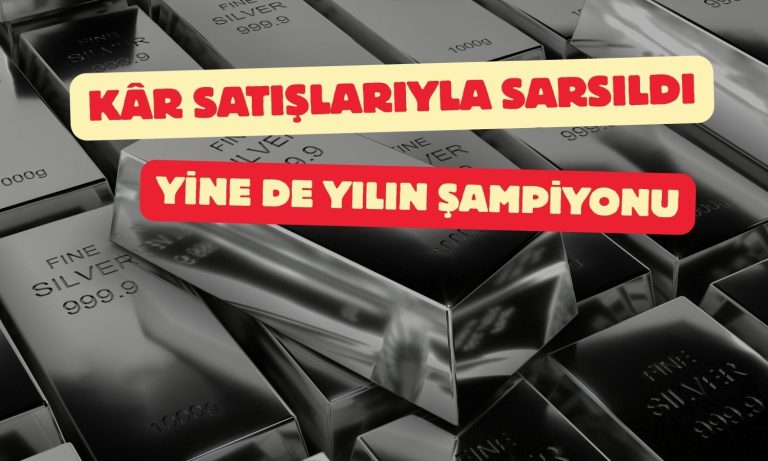 Gümüşte yıl sonu satışı: Büyük kazanç cebe girdi