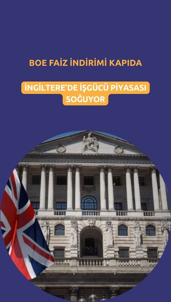 İngiltere'de işgücü piyasası soğuyor: BoE faiz indirimi kapıda