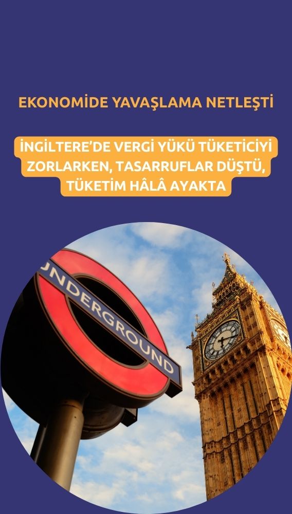 İngiltere'de vergi yükü tüketiciyi zorluyor, ekonomide yavaşlama netleşti