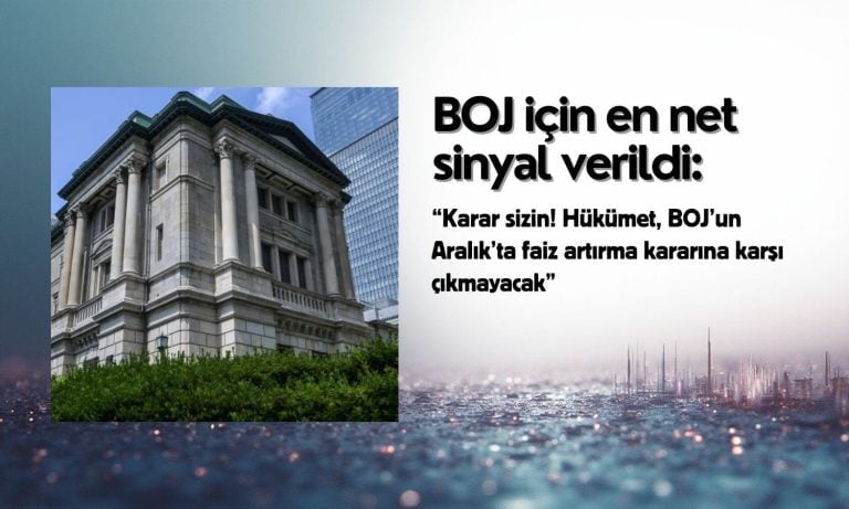 Japonya’dan BOJ mesajı: Karar sizin, hükümet engel olmayacak