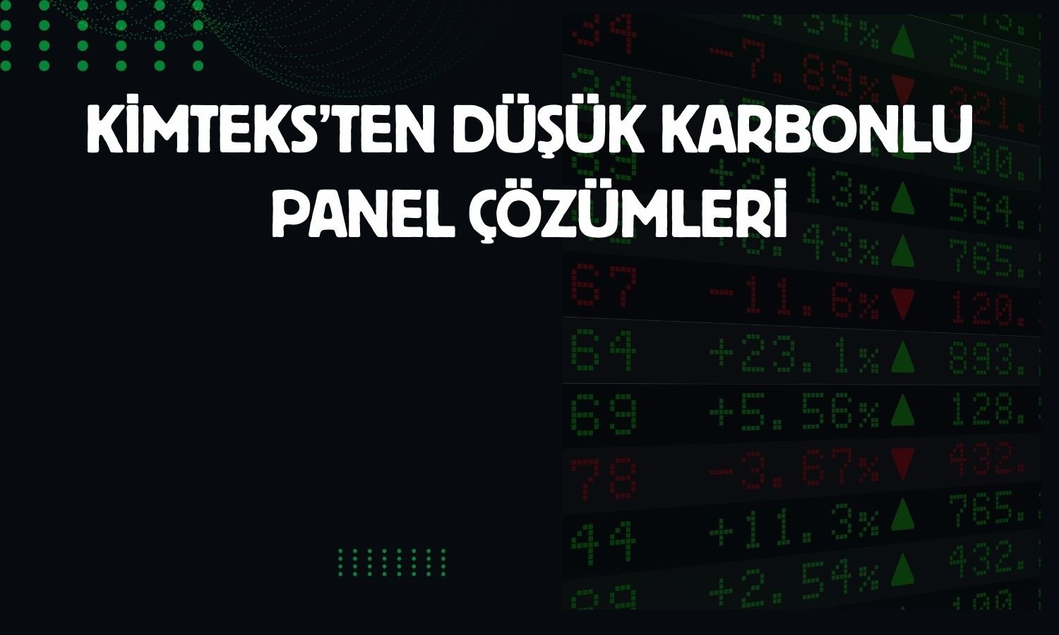 Kimteks’ten çevreci sandviç panel hamlesi
