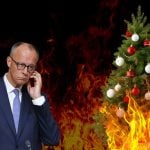 Kritik Alman verisi Merz’in Noel ağacını ateşe verdi