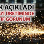 Sanayi üretimi Ekim’de aylık bazda geriledi: Yıllık artış sürdü
