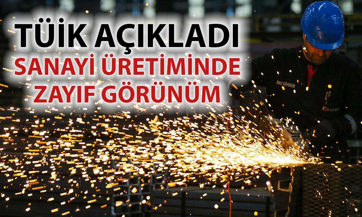 Sanayi üretimi Ekim’de aylık bazda geriledi: Yıllık artış sürdü