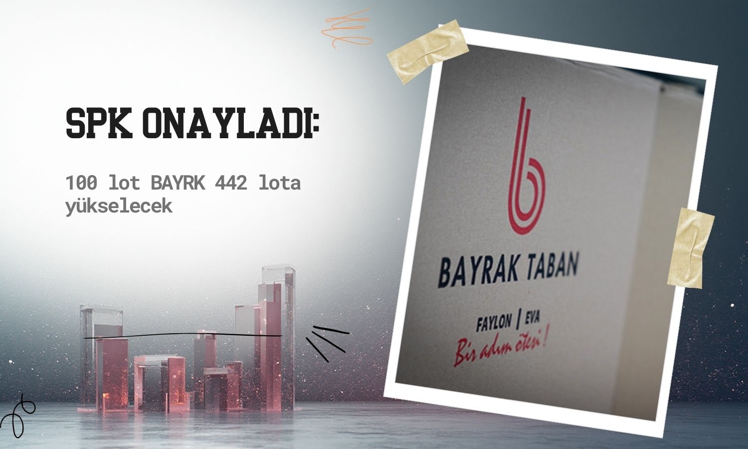 SPK onayladı: 100 lot BAYRK 442’ye yükselecek