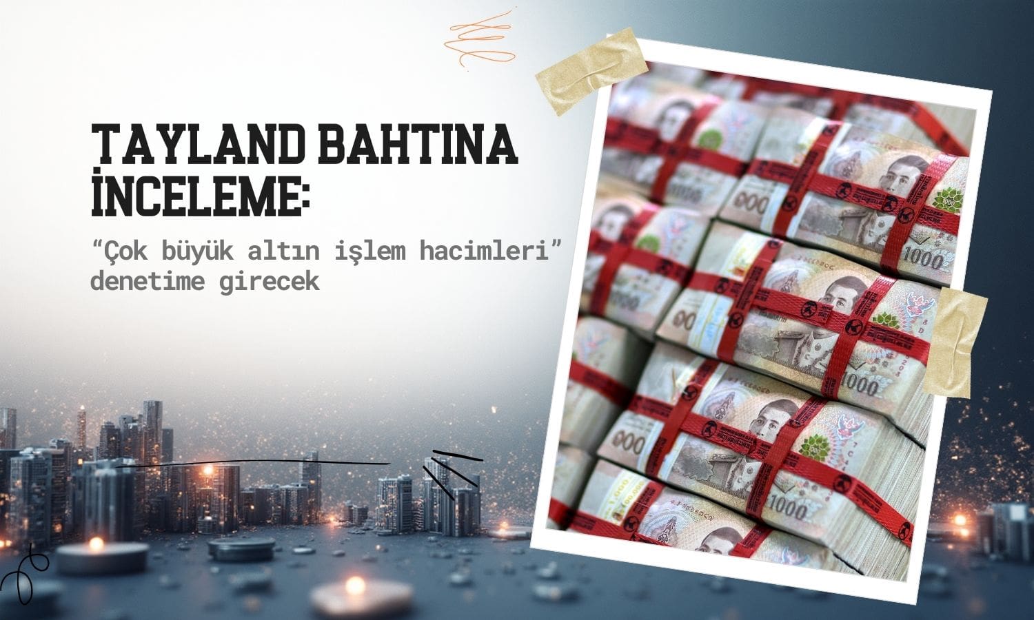 Tayland’dan altın işlemlerine fren: Baht’taki sert yükseliş inceleniyor