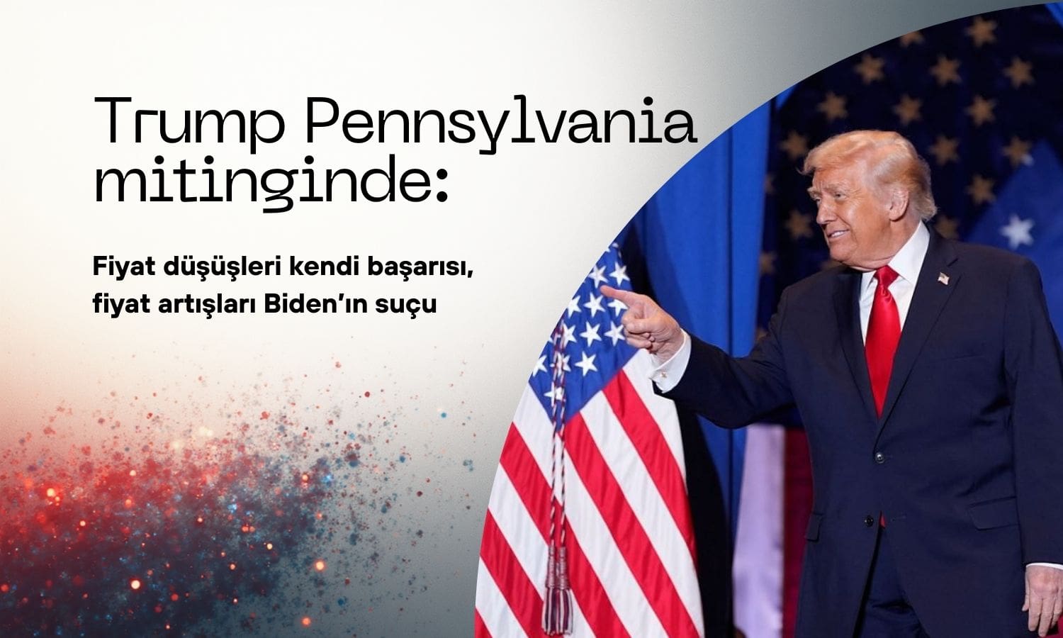 Trump: Ekonomi sağlam, fiyatları düşürmek önceliğim