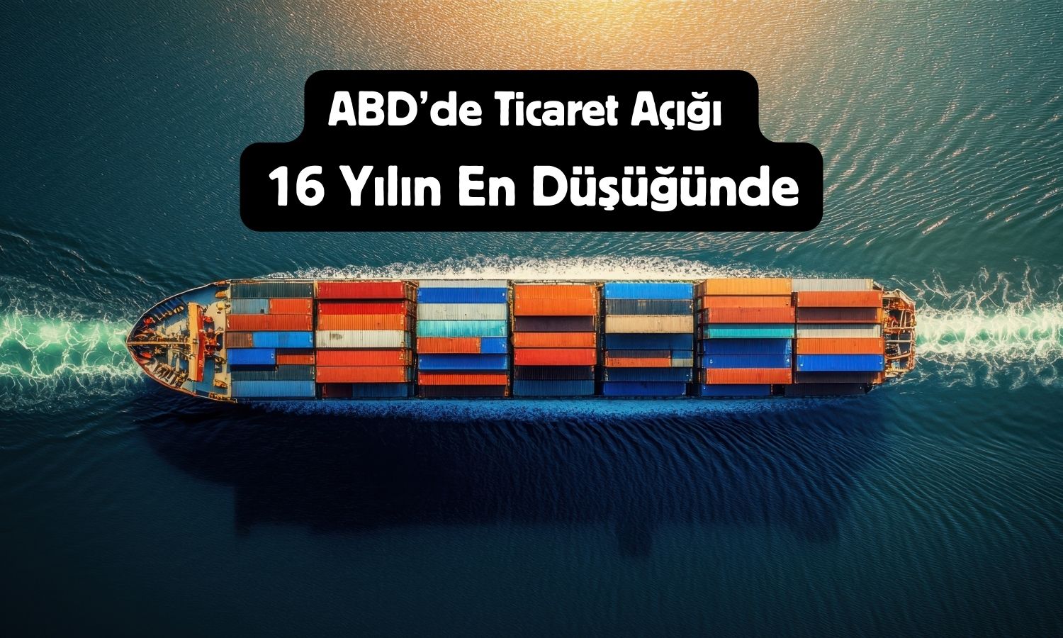 ABD ticaret açığı 2009 sonrası en düşük seviyede!