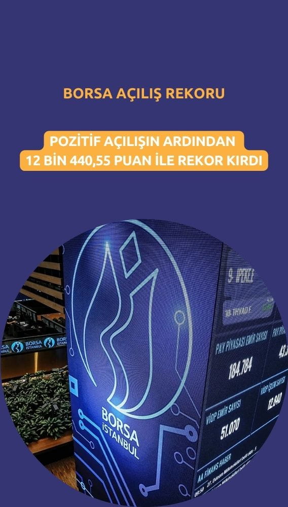 Borsa açılış rekoru: 12 bin 440 puan üstü sonrası ne olacak?