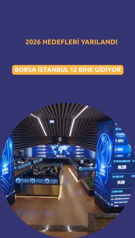 Borsa 12 bin puana gidiyor: 2026 hedefini resmen yarıladı