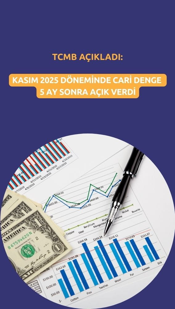 Cari denge Kasım 2025'te 4 milyar dolara yakın açık verdi