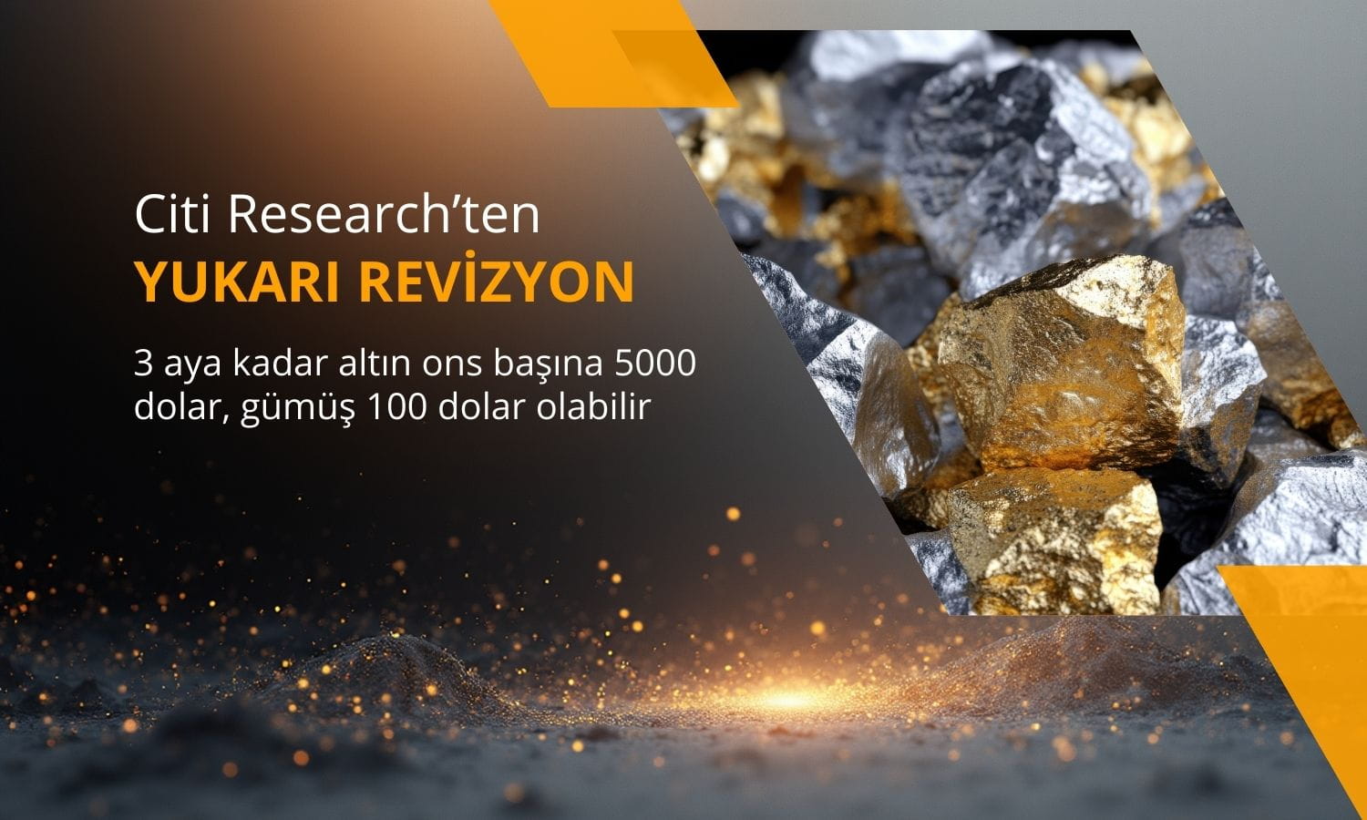 Citi’den yeni hedefler: Altın 5000 gümüş 100 dolar olabilir