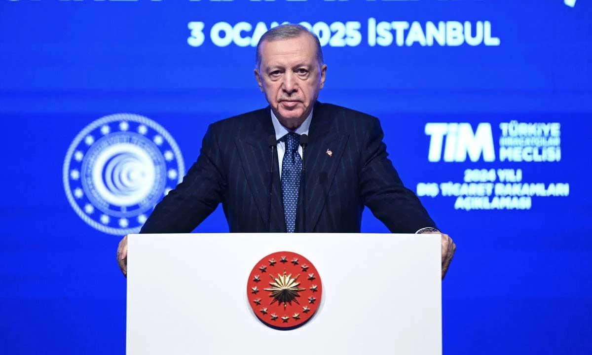 Erdoğan açıkladı: Cumhuriyet tarihinin en yüksek ihracatı