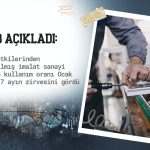 İmalat sanayisinde kapasite kullanımı 7 ayın zirvesinde