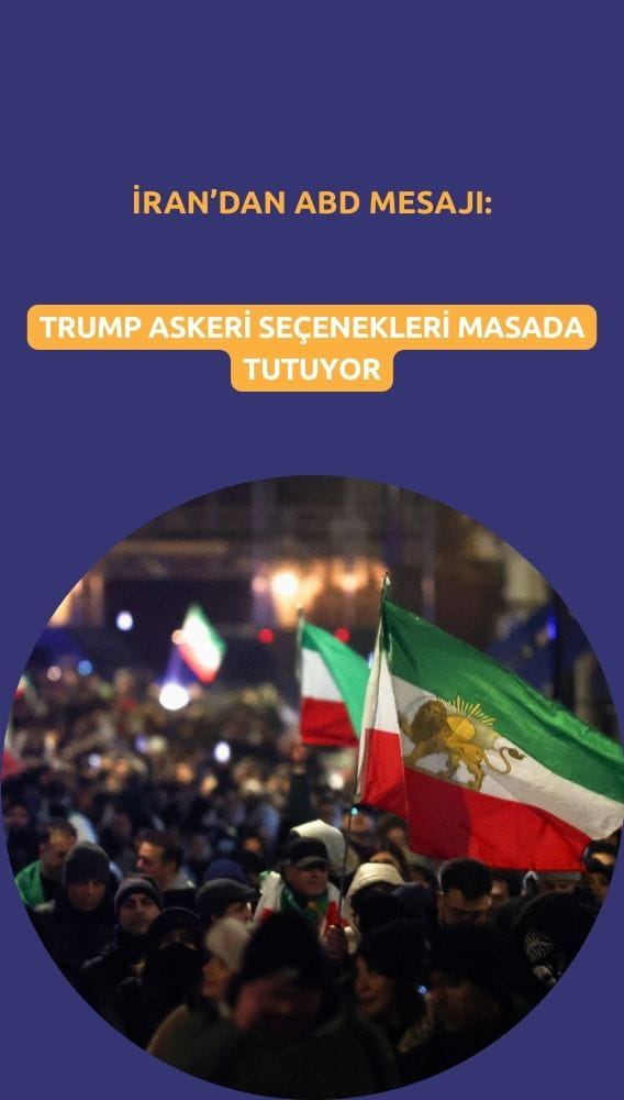 İran'dan ABD'ye mesaj: Trump askeri seçenekleri masada tutuyor