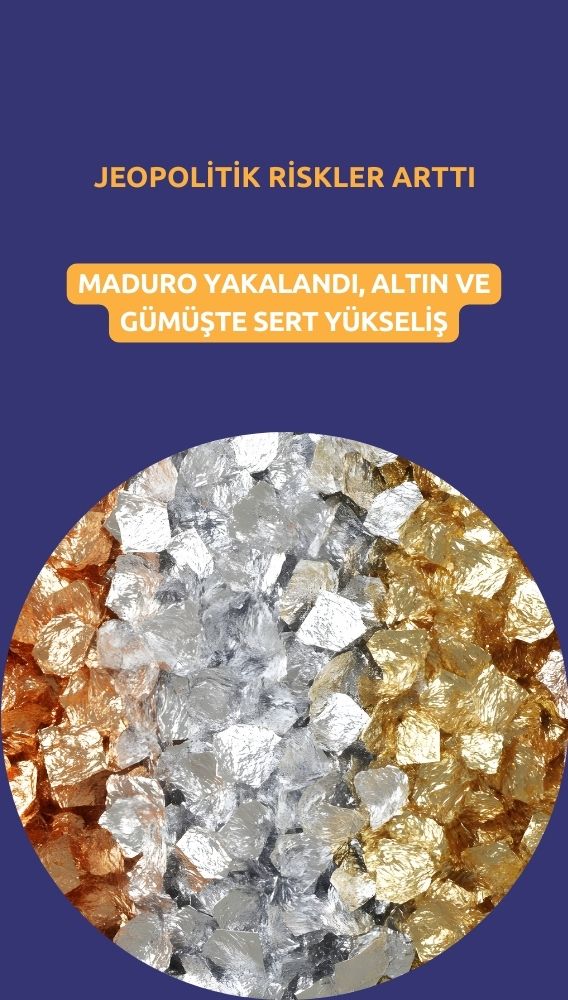 Altın güçlü yükseliyor: Maduro'nun yakalanması talebi artırdı
