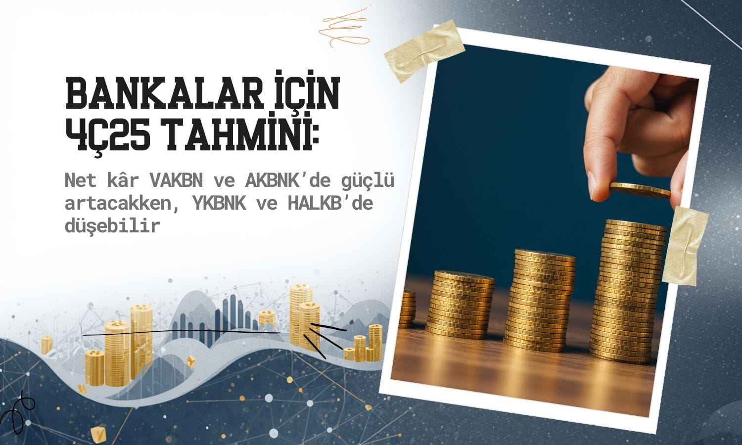 Net kâr AKBNK, VAKBN’de artarken, YKBNK, HALKB’de azalacak