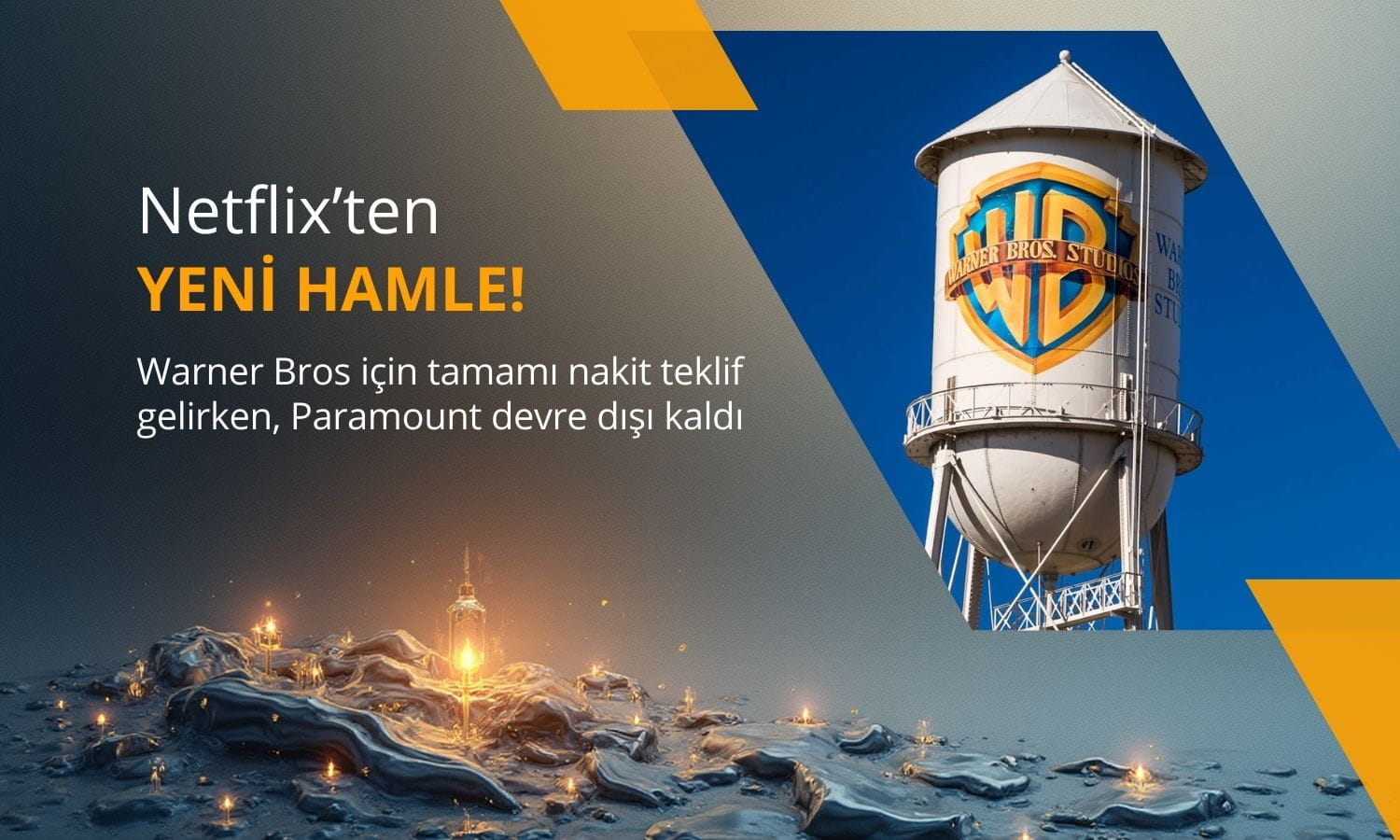 Netflix’ten hamle: WBD için tamamı nakit teklif, Paramount devre dışı