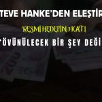 Profesör Hanke’den Şimşek’in enflasyon hedefine eleştiri!