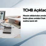 Reel kesim güveni yeni yıla düşüşle giriş yaptı