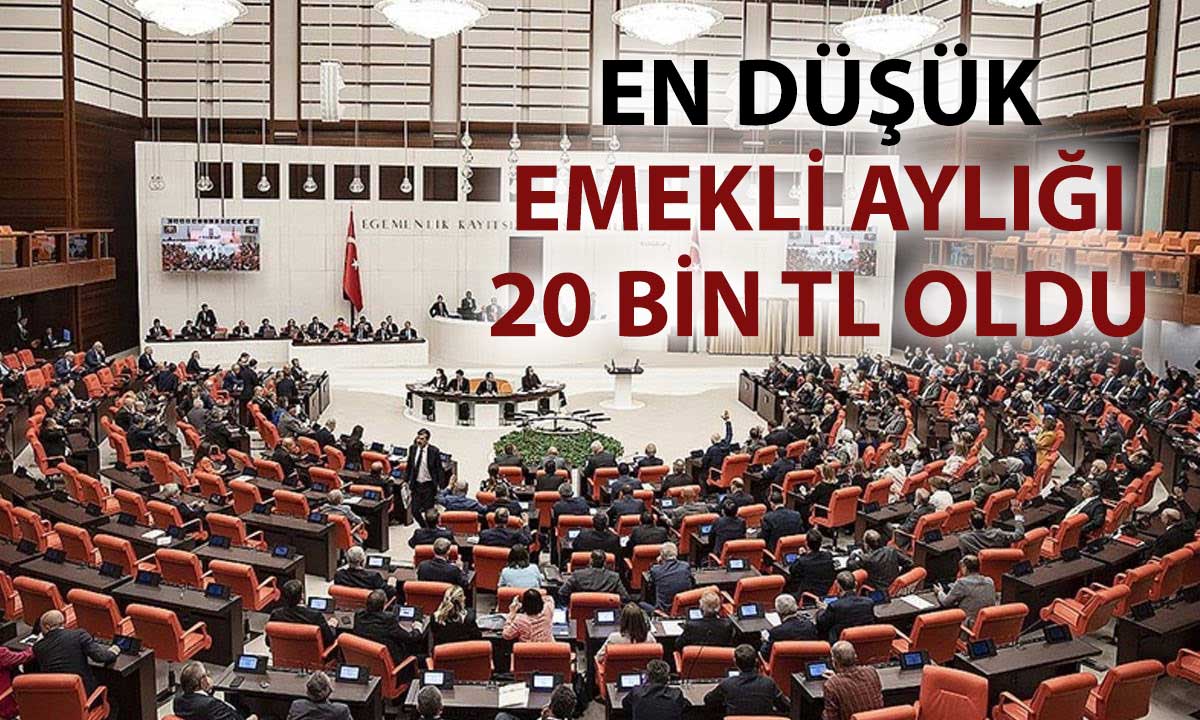 TBMM onayladı: Emeklilerin taban maaşı artırıldı