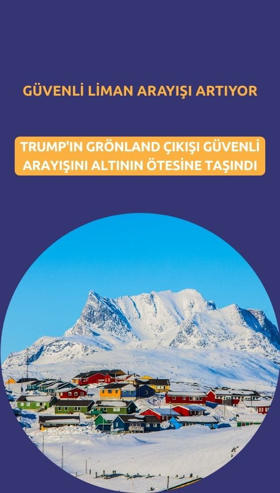 Trump'ın Grönland çıkışı güvenli arayışını altının ötesine taşındı