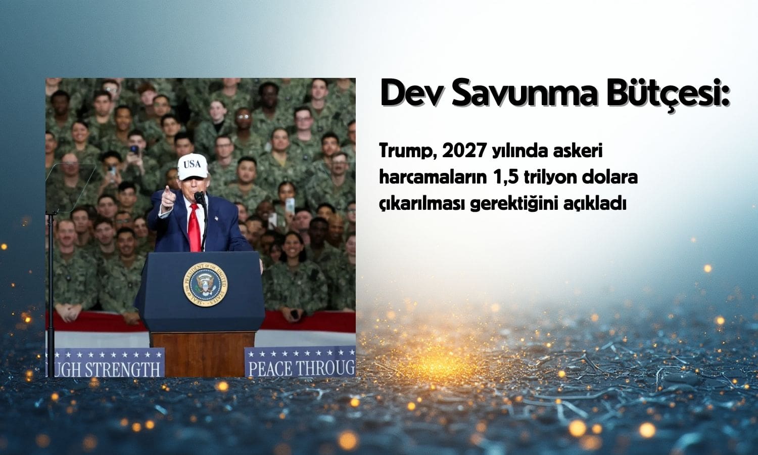 Trump’tan dev savunma bütçesi: 2027 için 1,5 trilyon dolar hedefi