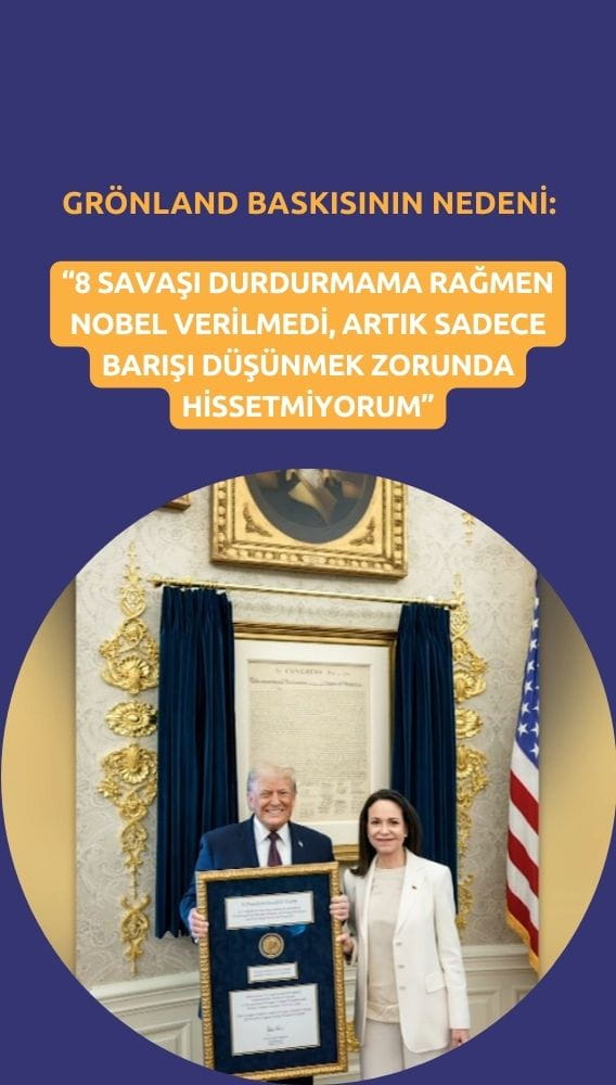 Trump'ın Grönland baskısının nedeni: Nobel Barış Ödülü alamamak