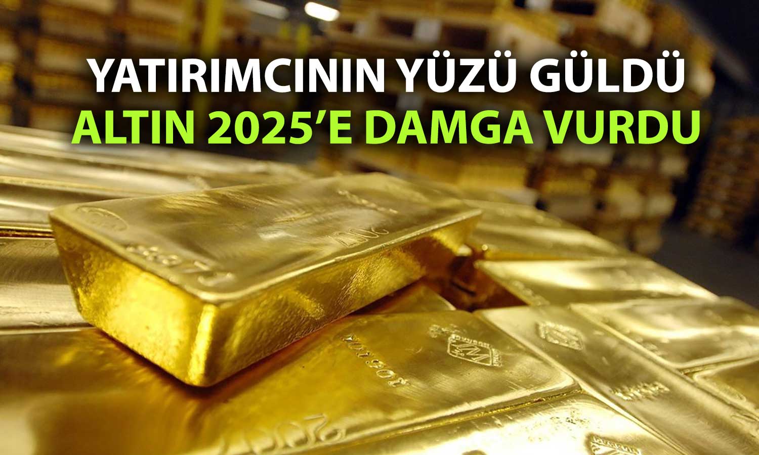 TÜİK açıkladı: 2025’in kazandıranı altın oldu