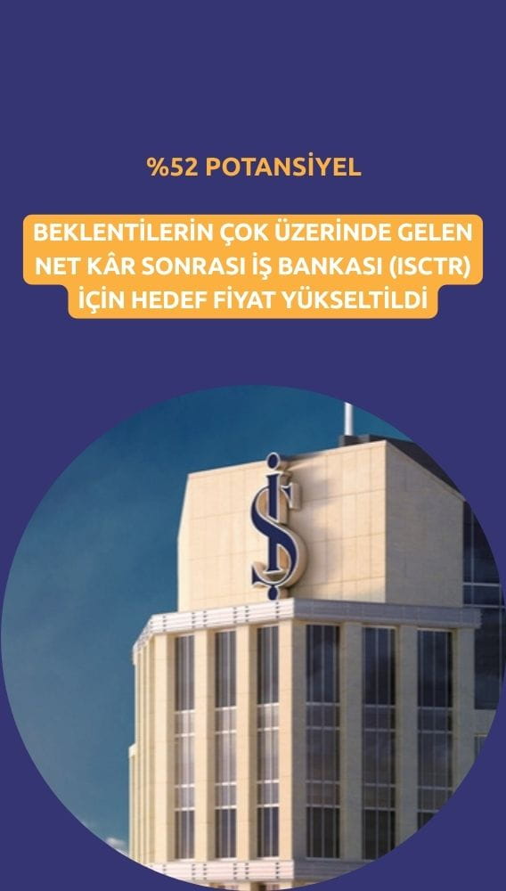 4Ç25 sonrası ISCTR hedef fiyatı yükseldi: Yüzde 52 potansiyel