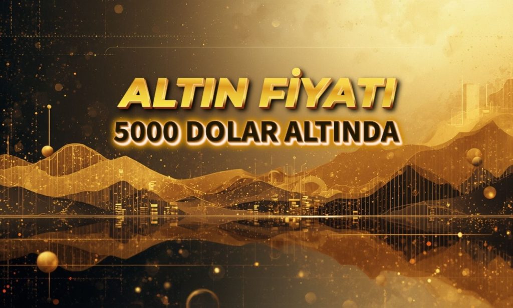 Altın onsu 5000 doların altında: Güçlü dolar baskı yarattı