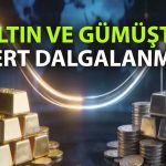 Altın  ve gümüş dolardaki düşüş jeopolitik risklerle yükseldi