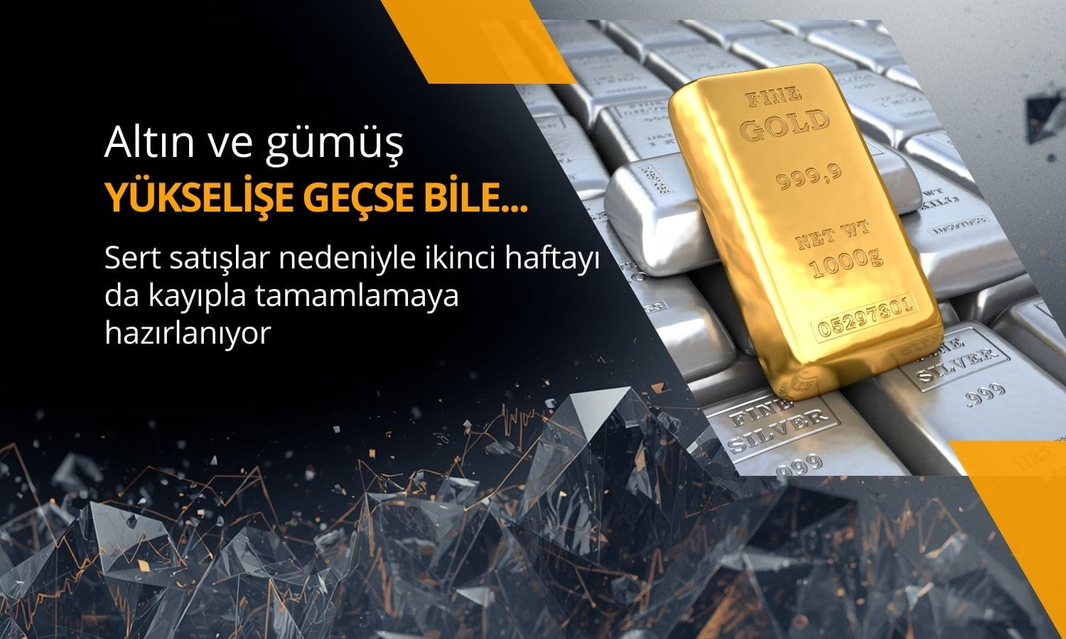 Altın ve gümüş haftayı kayıpla kapatmaya hazırlanıyor