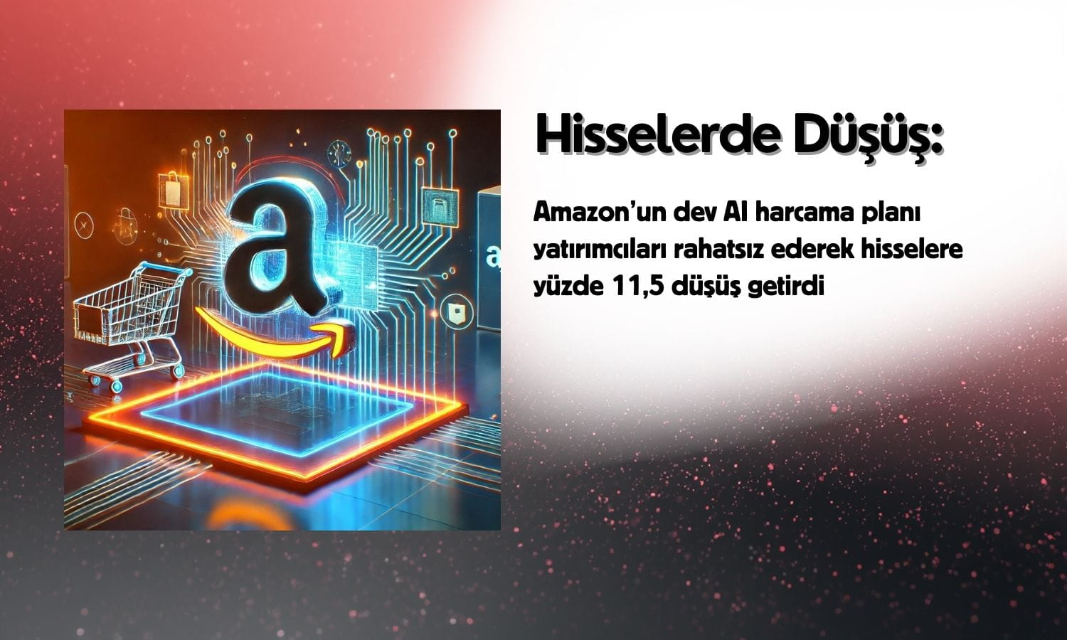 Amazon’un AI harcama planı hisseleri düşürdü