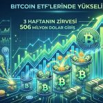 Bitcoin ETF’lerine 3 haftanın en güçlü girişi: 506 milyon dolar